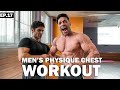 Men’s Physique Chest Workout With Coach | Road To Amateur Olympia | Ep. 17