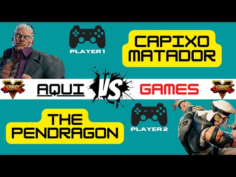 Street Fighter V Champion Edition - Capixo Matador (Urien) VS The Pendragon (Rashid)