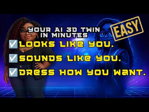 Create Your  3D AI Avatar Twin That Looks & Talks Like You & Change Their Clothes! 🤯 👀