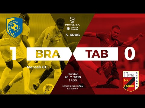 3.krog: Bravo - CB24 Tabor Sežana 1:0 ; Prva liga Telekom Slovenije 2019/2020