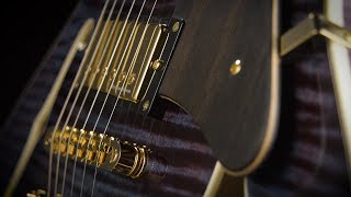 Video thumbnail for Framus Custom Shop Masterbuilt - Mayfield Custom - Laminated AAA Flamed Maple Arched Top#17-3703 by Framus & Warwick