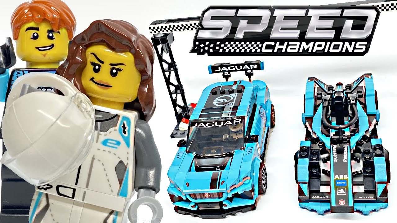 LEGO Speed Champions - Formula E Panasonic Jaguar Racing GEN2 car & Jaguar I-PACE eTROPHY