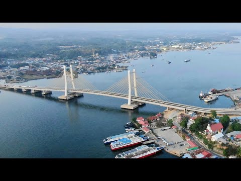 Inilah Jembatan Teluk Kendari Bahtera Mas Sulawesi Tenggara Jembatan Terpanjang Di Indonesia Ketiga