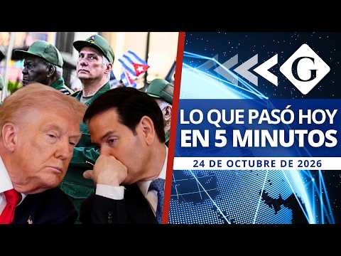 🔵 Noticias 24 octubre: TRUMP Y RUBIO LLAMAN A CUBANOS PARA COLABORAR CON LA CIA EN SECRETO