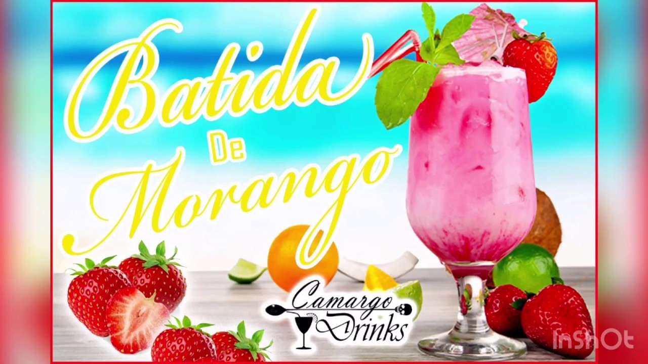 COMO FAZER BATIDA DE MORANGO ALCOÓLICA