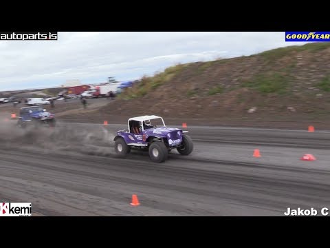 Sand Drag Racing Iceland 2018! 3.- 4.round Jeeps
