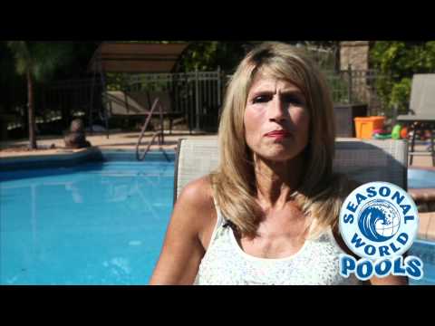 Seasonal World customer self-cleaning pool testimonial