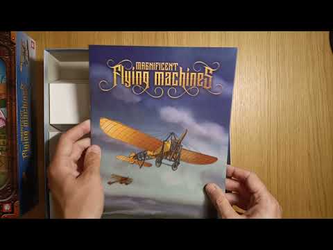 Overview review and unboxing of Magnificent Flying Machines by AmassGames 