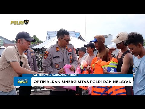 KAPOLRES SERUYAN BERI LIFE JACKET DAN BANSOS