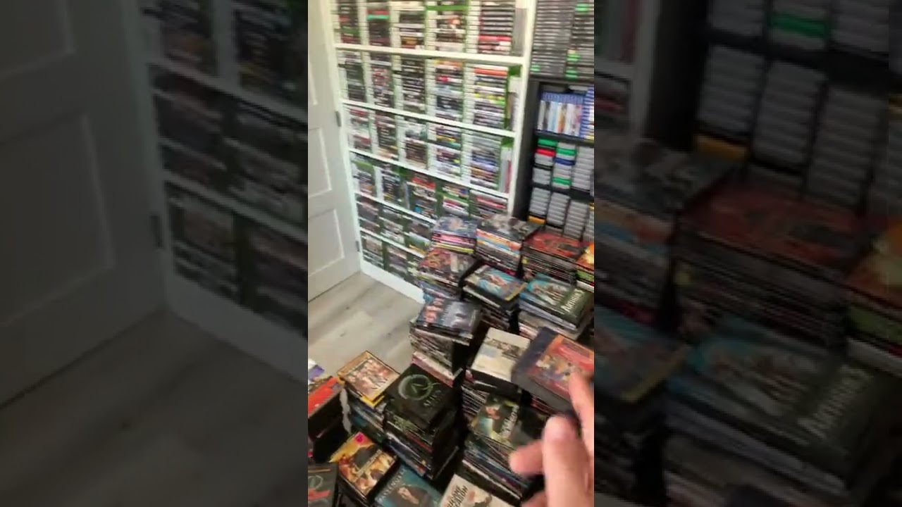 I bought someone’s DVD collection with 1300 movies. Not sure why but it was a good deal #dvd #movies