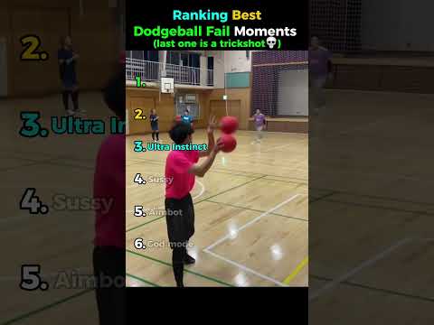 Ranking Best Dodgeball Fails 😭 #dodgeball #funny #sports