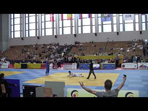 European Cup u18 Berlin 2013  Finale -73 kg Tim Gramkow vs. Ruslan Godizov