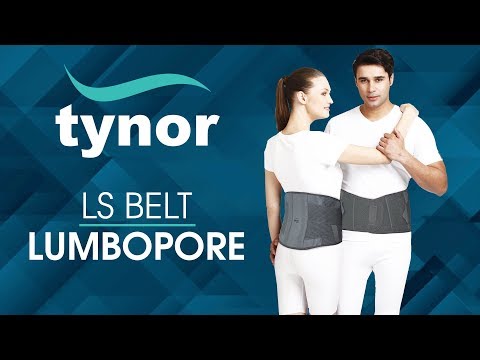 How to wear Tynor LS Belt Lumbopore to give the perfect back support & immobilization for back pain