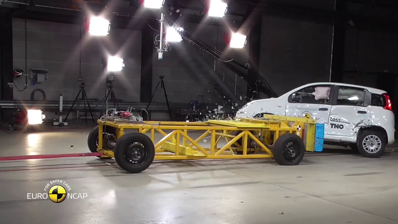 Euro NCAP Crash Test of Fiat Panda 2018 - YouTube