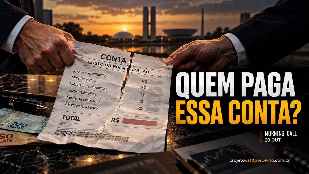 Morning Call | Polarização política: qual é o verdadeiro custo para a economia brasileira?