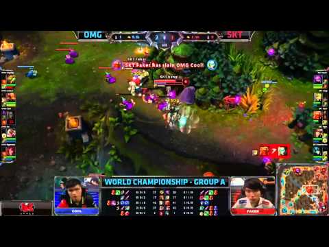 OMG vs SKT T1 - Faker Gragas play into Cool Orianna