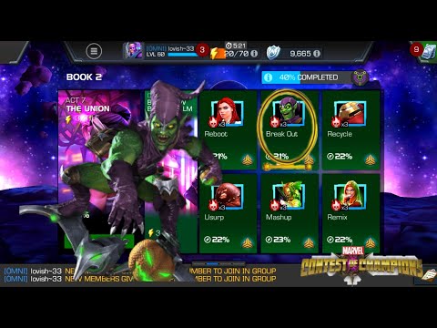 ACT 7.1.2 (BREAK OUT) EASY COMPLETION | MARVEL CONTEST OF CHAMPIONS GAMEPLAY IN HINDI |