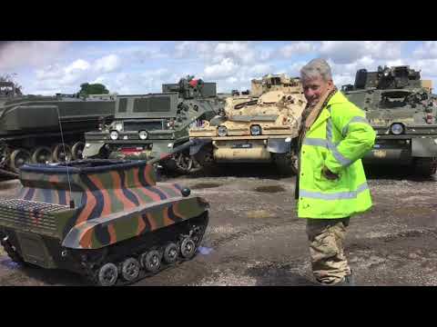 Mini tank birthday surprise #tanks #tigertank #babytiger #birthday #tanksalot #cvrt #sabre #sparton