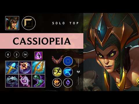 Cassiopeia Top vs Syndra - EUW Grandmaster Patch 26.03