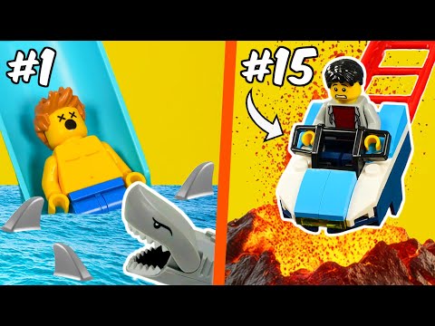 I Built the MOST DANGEROUS LEGO Theme Park...