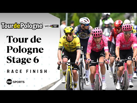 WHAT A FINISH! 🤩 | Men's 2025 Tour de Pologne Stage 6 Final KM's | TNT Sports Cycling