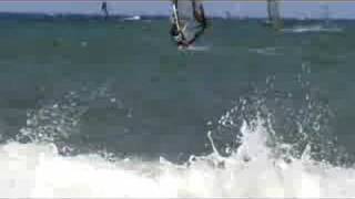 preview picture of video 'Kitespot at Loutsa beach Video No4, KiteSpot.gr'