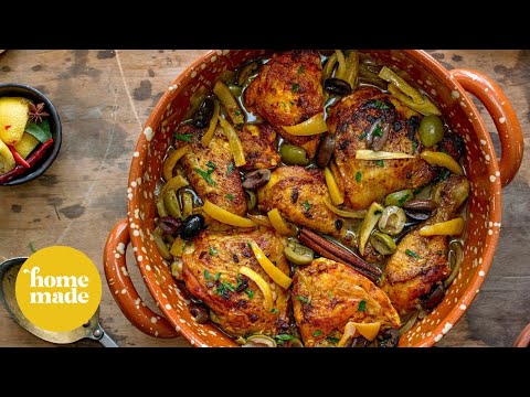 60 Minute Braised Moroccan Chicken With Fluffy Cous Cous
