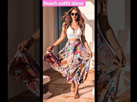Beach outfit ideas #shorts #youtubeshorts  #beachoutfit