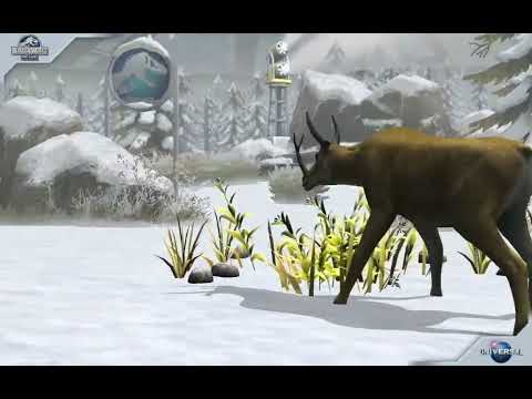 New Synthetoceras/deer feeding animation!! || Jurassic World: The Game