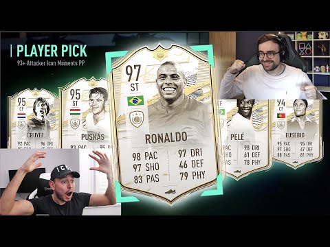 Can @AJ3 Save My 93+ Icon Moments Attacker Player Picks!?