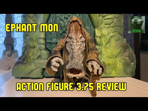 Star Wars ROTJ Ephant Mon 3.75 Action Figure Unboxing Echo Live pickups Review