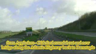 preview picture of video 'A06-new bridge-atlantic highway to Barnstaple.avi'