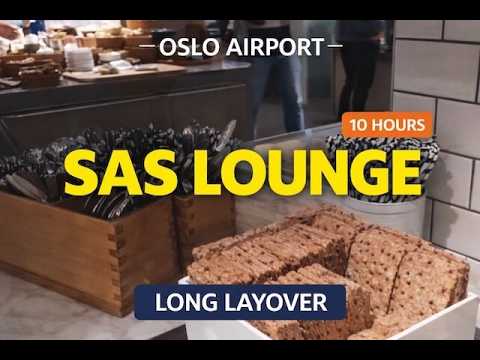 UM LONGO DIA NO LOUNGE SAS DO AEROPORTO DE OSLO