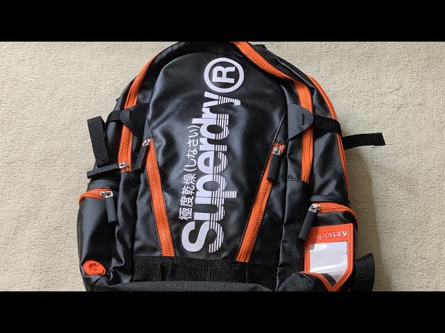 Vídeo relacionado con Superdry Riñonera para mujer Tarp Core, Naranja Fuerte, Size