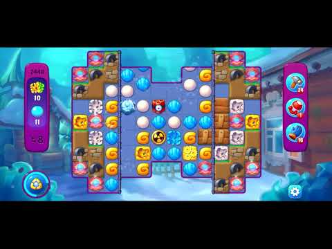 Fishdom Super Hard level 2448 no boosters フィッシュダム