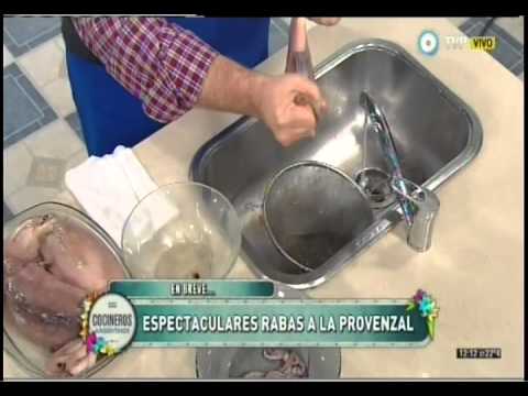 Técnica para limpiar calamares