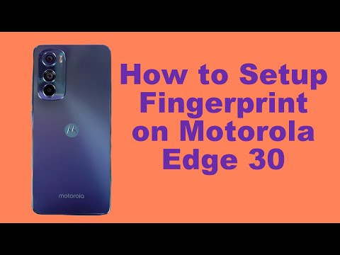 How to Setup Fingerprint on Motorola Edge 30