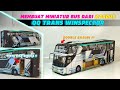 MEMBUAT MINIATUR BUS QQ TRANS WINSPECTOR DARI KARDUS PINTU BISA DIBUKA FULL DETAIL