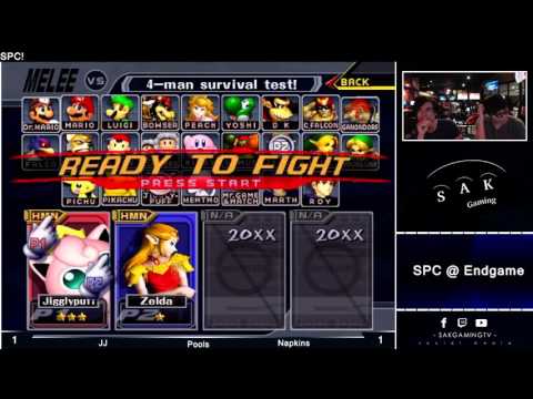 SPC2 Pools - JJ (Zelda/Sheik/Jigglypuff) vs Napkins (Peach/Sheik)