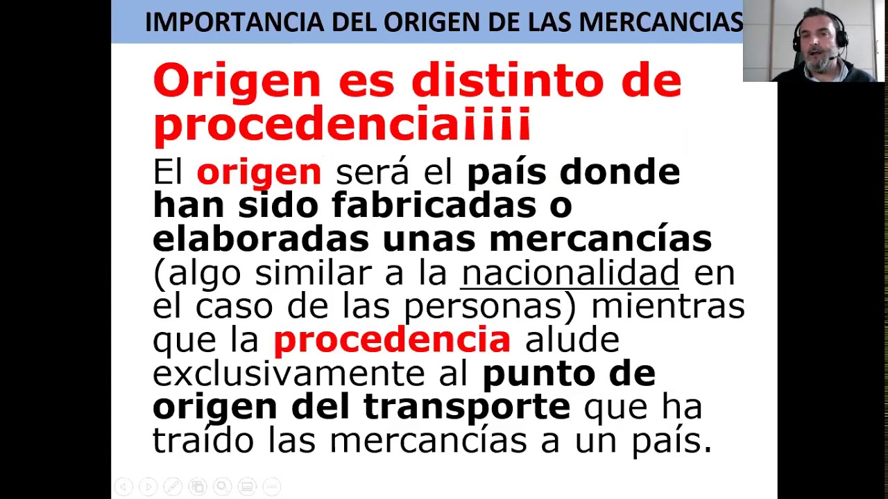 WEBINAR EL ORIGEN DE LAS MERCANCÍAS Y EL DESPACHO ADUANERO Alfonso Cabrera 130420 EXTREMADURA AVANTE