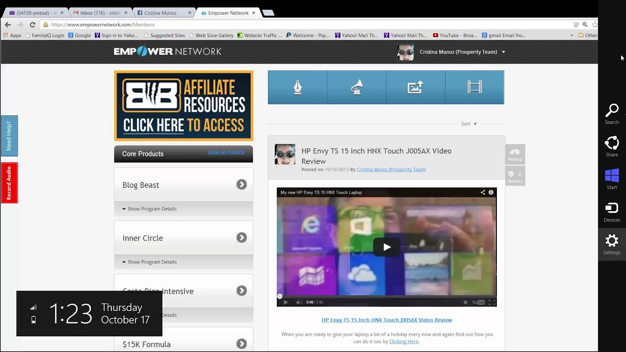 New Empower Network Backoffice Overview Plus How To Blog Tips