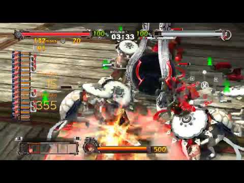 Guilty Gear 2 Overture Gameplay: Sol vs Izuna (CPU) Underworld Hill 2 (Noon)