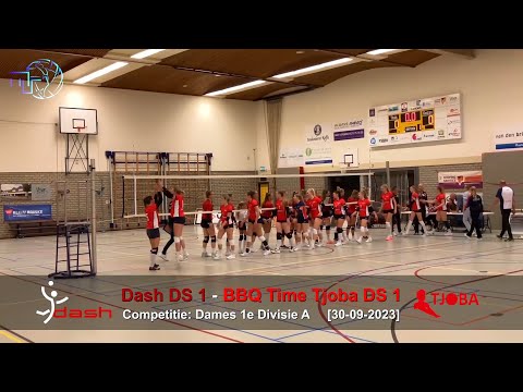 Volleybal Dames 1e Divisie A: Dash D1 - BBQ Time Tjoba D1 [30-09-2023]