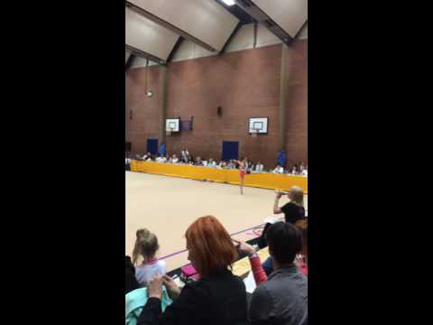 Phillipa Museva U12 Ball at Rose Cup 2015, Stars Academy Rhythmic Gymnastics Club, UK