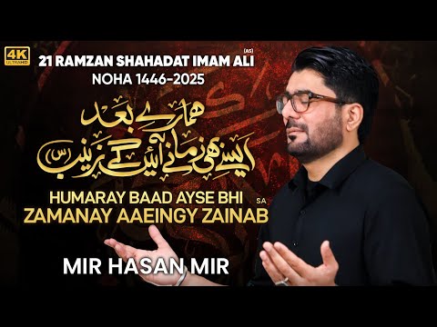 Zamanay Ayenge Zainab (sa) | New Nohay 2025