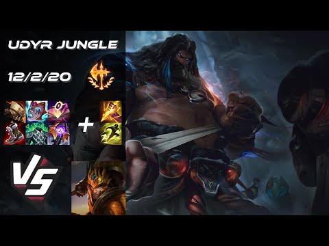 JUNGLE Udyr vs Jarvan IV - EU Challenger Patch 25.19