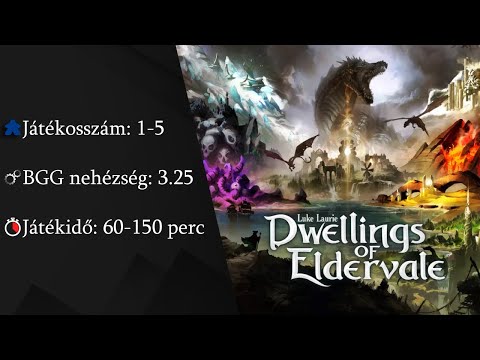 Dwellings of Eldervale (Hajdanvölgy mítosza) részletes bemutató - Board Game Addicts