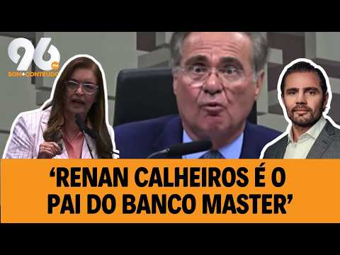 RENAN CALHEIROS É O VERDADEIRO PAI DO BANCO MASTER, afirma senadora de Alagoas