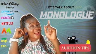 MONOLOUGE  TIPS THAT WORKS  🎥 GLORY REX