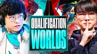 T1 vs DK🔥LA QUALIFICATION DES WORLDS EST EN JEU ! (bo5 PLAYOFF DE FOU)